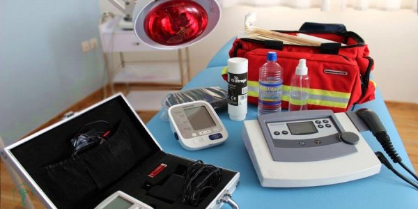 Μέρος του εξοπλισμού για κατ' οίκον θεραπείες